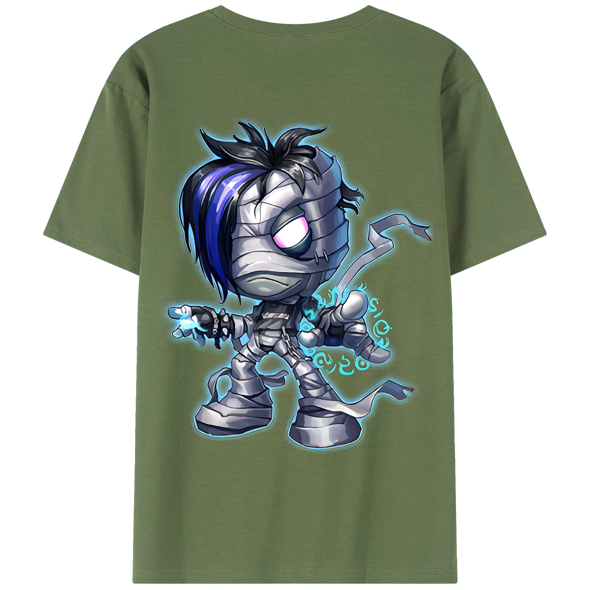 （画像用） リーグ・オブ・レジェンド League of Legends LOL 綿100％ メンズ半袖Tシャツ（バックプリント） 通気性